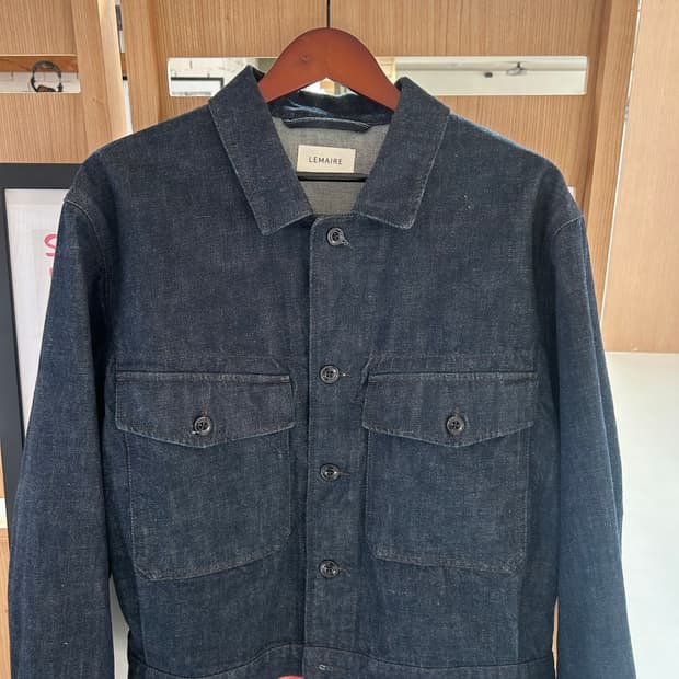 르메르 인디고 트러커 자켓