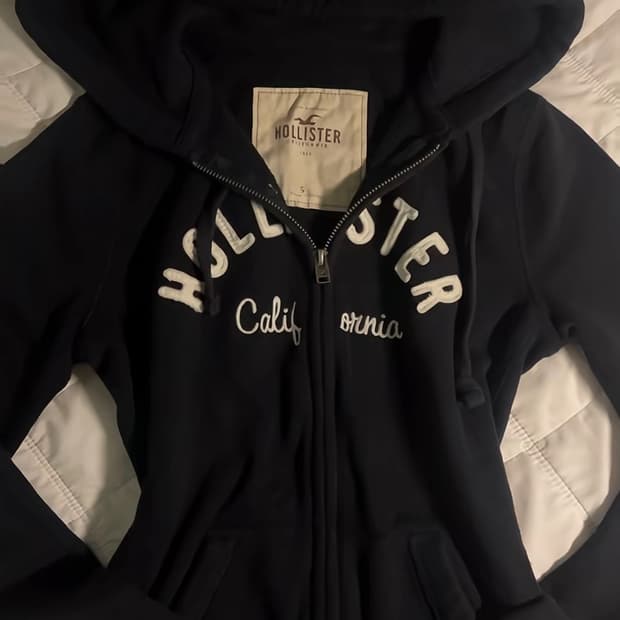 홀리스터 딱붙핏 후드집업