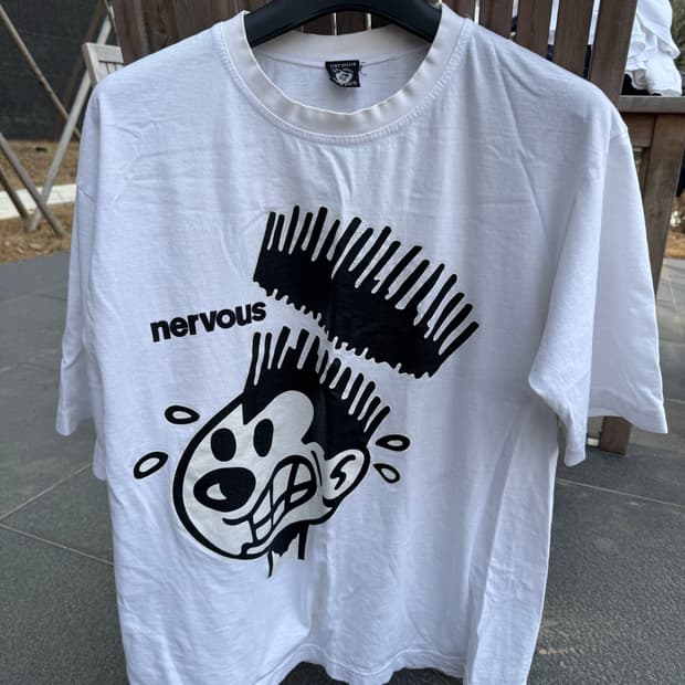 90s 너버스레코즈 티셔츠