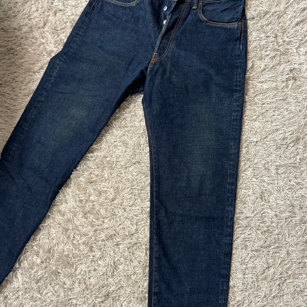 [A.presse] 아프레쎄 Washed Denim pants E