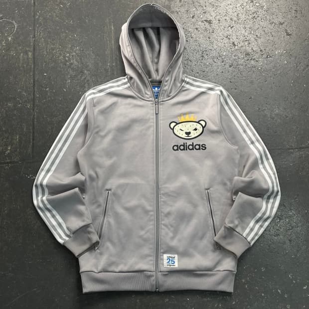 100 아디다스 니고베어 기모 후드집업 
