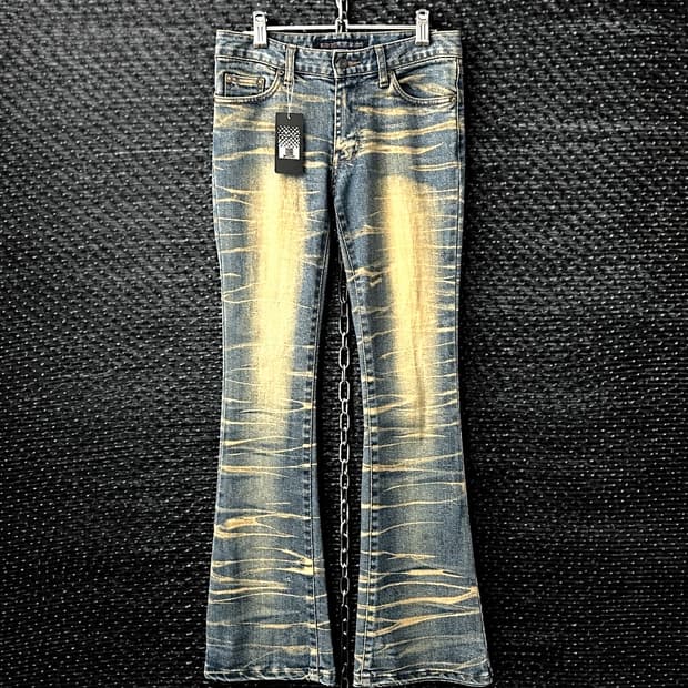 Kesson 플레어 워싱 부츠컷 데님진