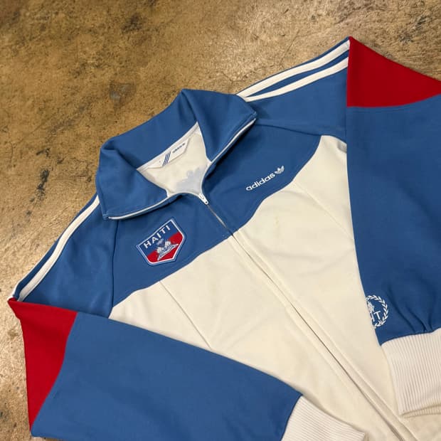 아디다스 하이티 흰하 하늘 화이트 져지 트랙탑