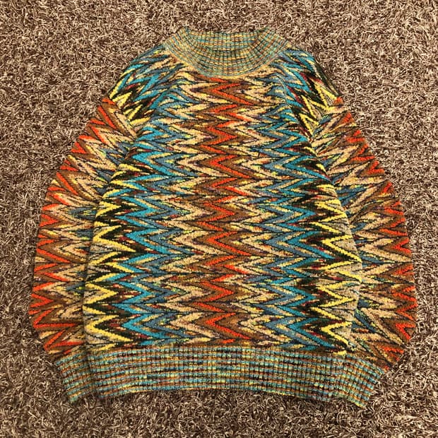 Caperdoni 멀티컬러 패턴 니트 스웨터