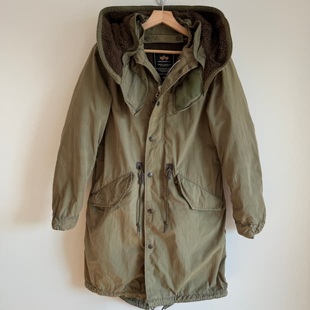 알파인더스트리 X 저널스탠다드 피쉬테일 파카 야상(내피 포함)