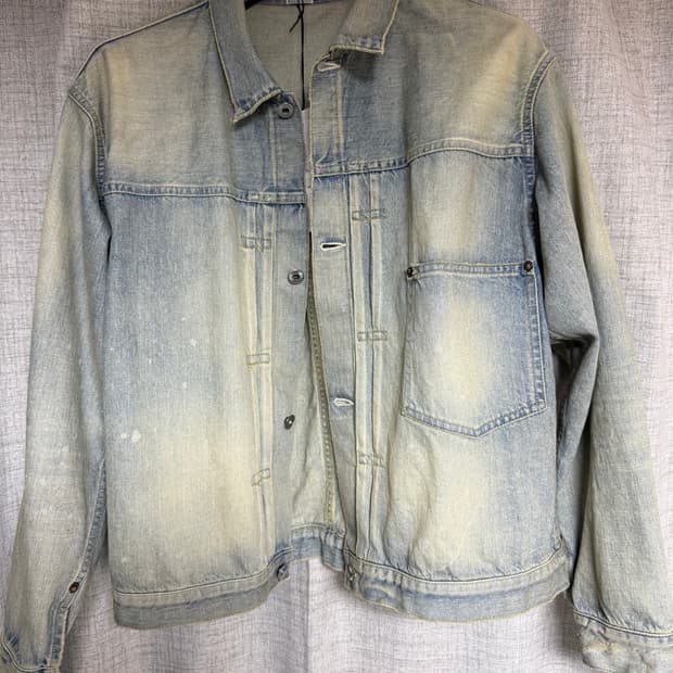 [46]아프레쎄 25SS 블리치 데님 자켓
