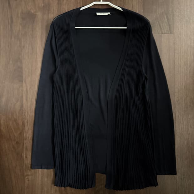 막스마라 비스코스 오픈 롱 가디건