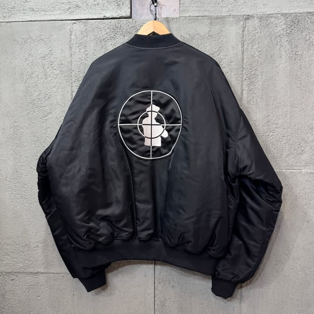 듀테로 x 유니버셜 뮤직 퍼블릭 에너미 봄버 자켓 (L)  