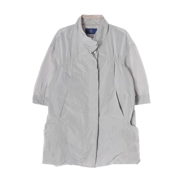 KUHO 셔링 디테일 바람막이 코트