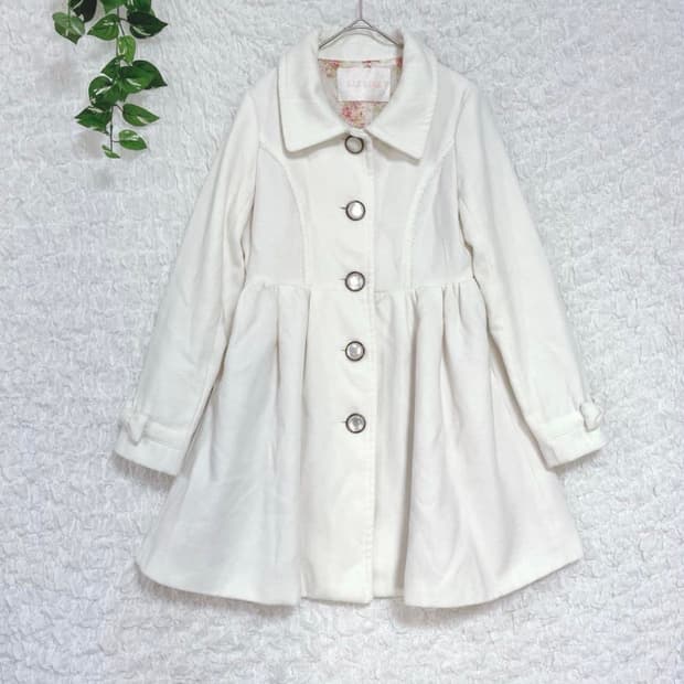 리즈리사 화이트 리본 코트 양산형 히메갸루 로리