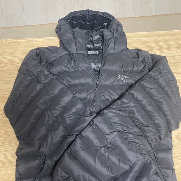 아크테릭스 세륨 후디 블랙 xl