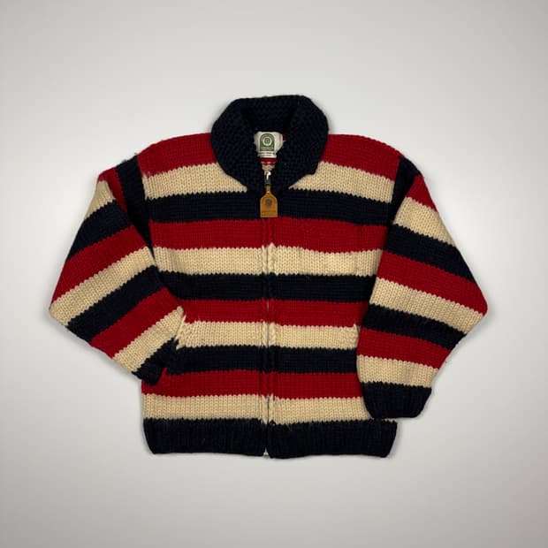 (95) 빈티지 캐나다 코위찬 가디건