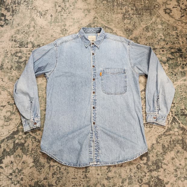 90s 리바이스 오렌지탭 데님셔츠