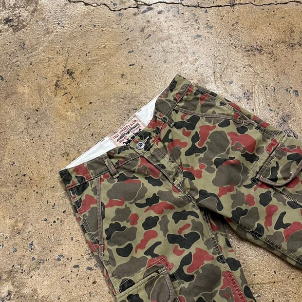 [정품/28,32] 리바이스 502 덕 카모 카고 팬츠 b10