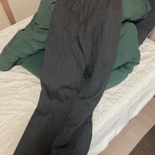 언더커버 16aw 울 절개 트라우저