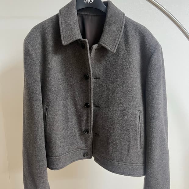 엘무드 마르코스 울 알파카 트러커 자켓 로버 그레이 (사이즈 48)