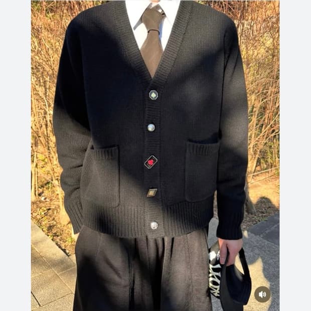 스투시 데님티어스 가디건 M