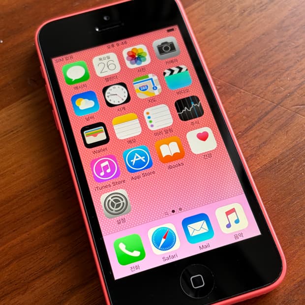 아이폰 5c 핑크 16기가 #1680