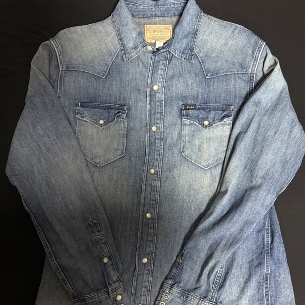 폴로랄프로렌 클래식 핏 웨스턴 셔츠 M