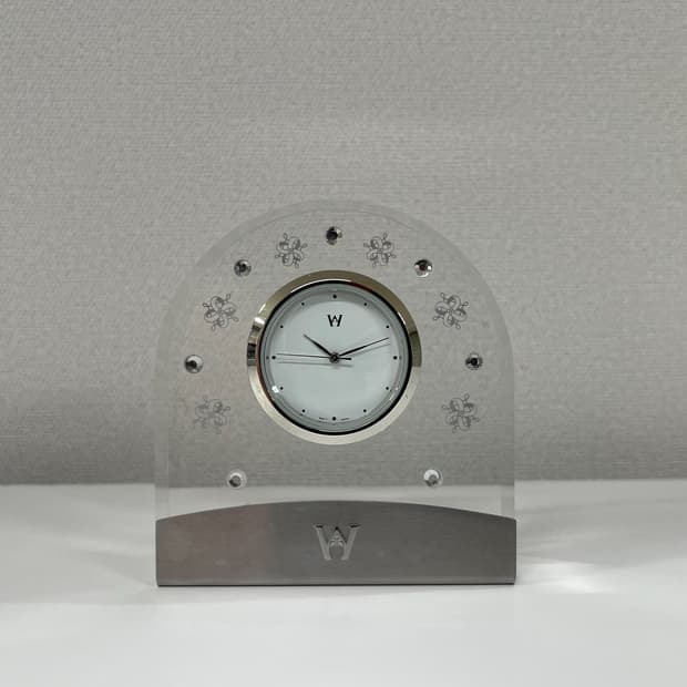 웨지우드 푸쉬케 클리어 탁상시계 Wedgwood