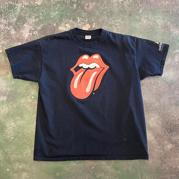 00's [XL] 앤빌 롤링스톤즈 밴드티 클래식 빈티지 반팔 티셔츠