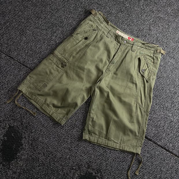 게스 Y2k 밀리터리 구르카 카고 반바지 3542