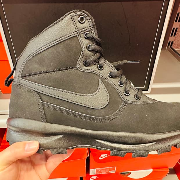 나이키 마노아돔 미들 부츠 겨울 신발 올검 844358-003