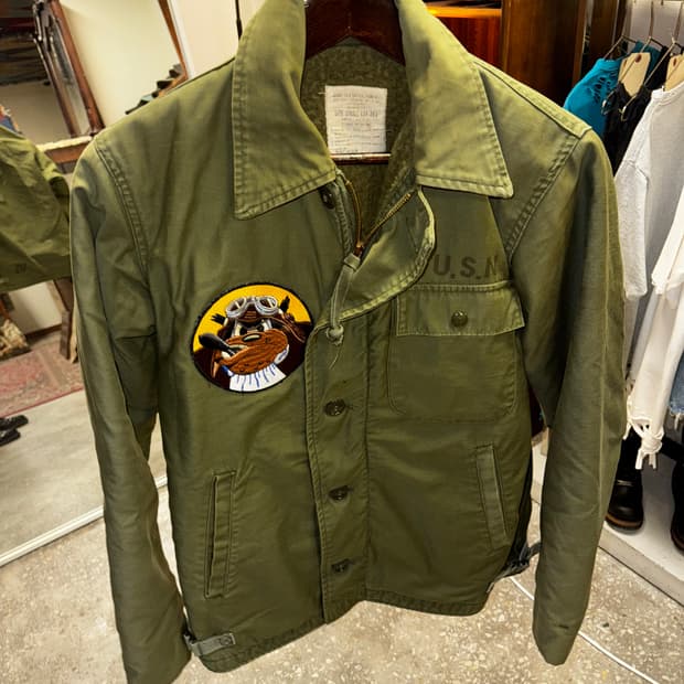 1968 오리지널 USN A-2 덱 재킷 (N-1의 후속 모델)