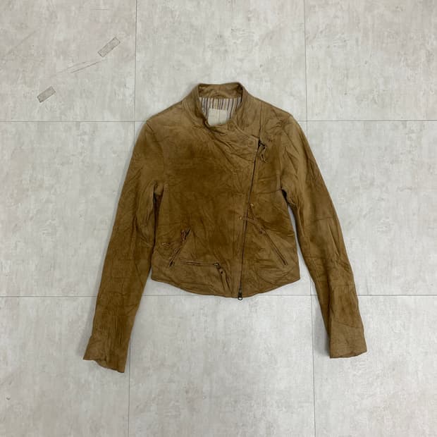 LesShop 사선 지퍼 자켓 #833
