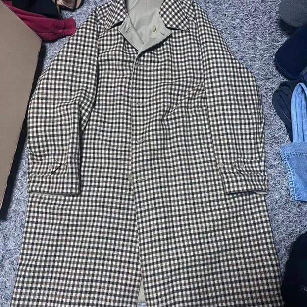 아나토미카 싱글래글런 리버시블 코트 48사이즈