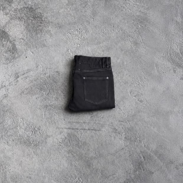 마르지엘라 블랙 데님 팬츠