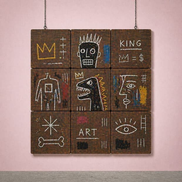 바스키아 풍 그림