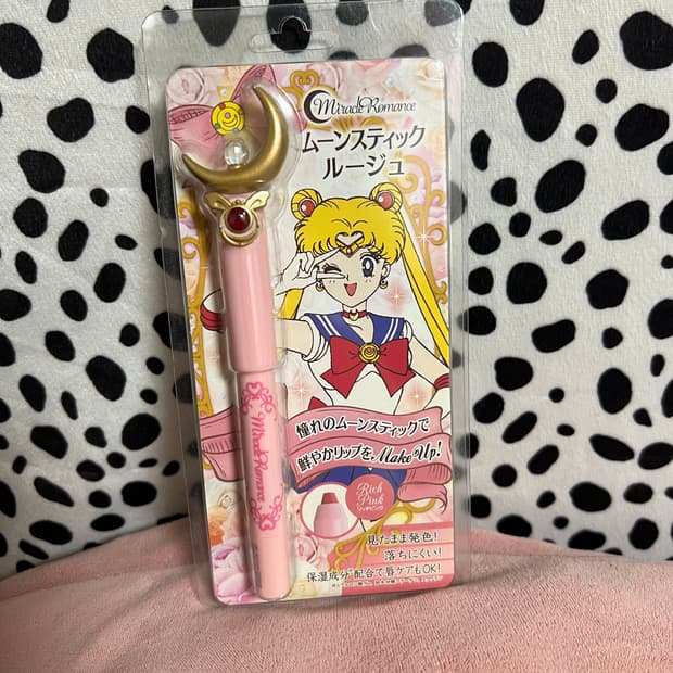 세일러문 고전 미라클 로망스 핑크 립스틱 굿즈