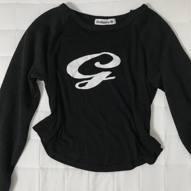 오디너리홀리데이 긴팔 슬리브티 펑크 고스