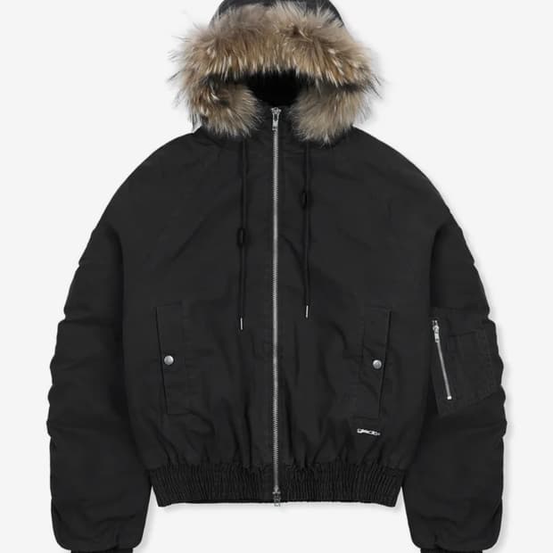 GJ098 러스티 N2B 숏 파카 (BLACK)