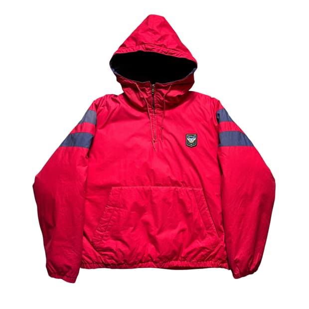 80s 유니 크레스트 다운 아노락