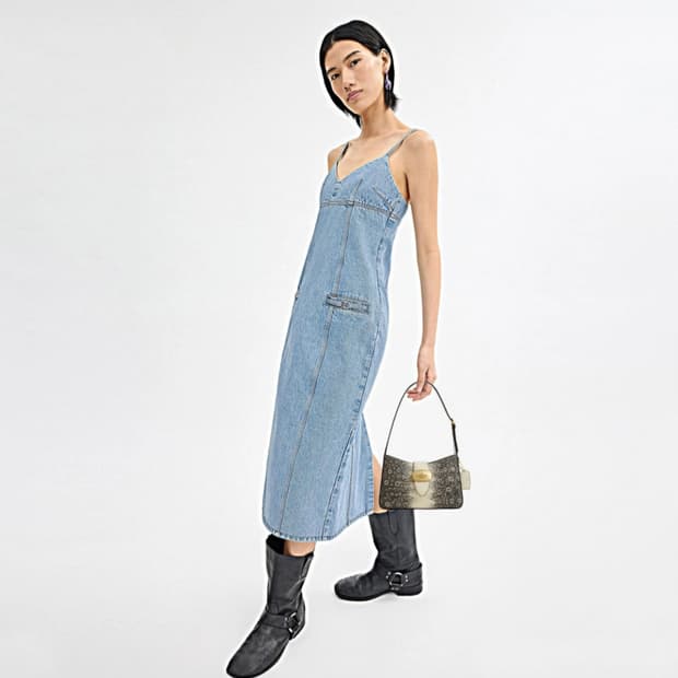 코치 리저드 엘리자 숄더백