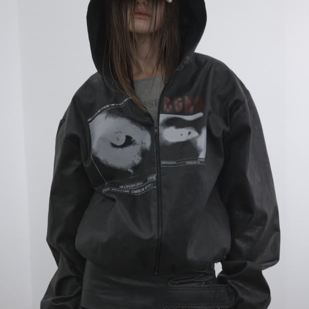 도그마엑스 FW COATED HOODIE JACKET