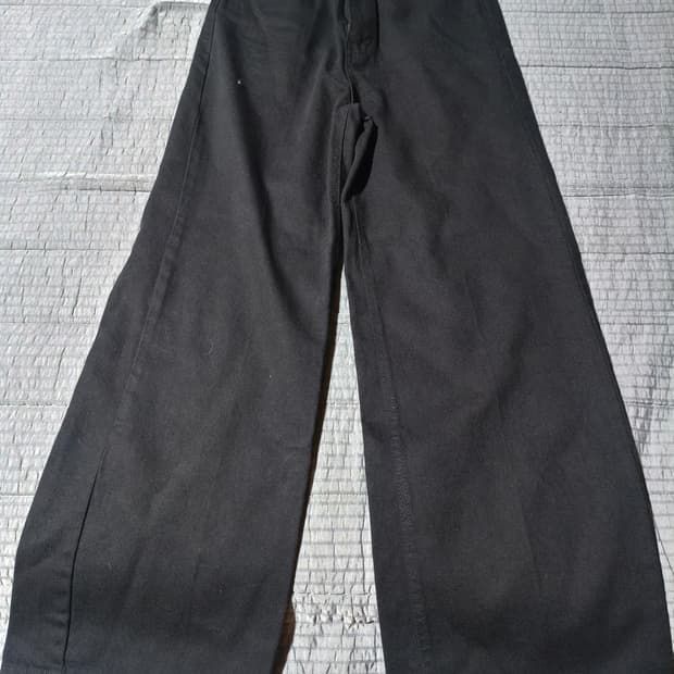 마뗑킴 와이드 블랙 팬츠 M (27~28) 새상품 청바지 바지 진