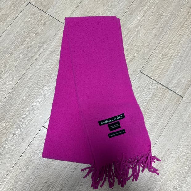 앤더슨벨 비엘라 스카프(머플러) 후크시아 핑크
