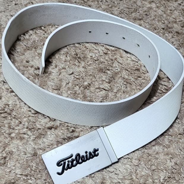 타이틀리스트 골프벨트 화이트 32~36