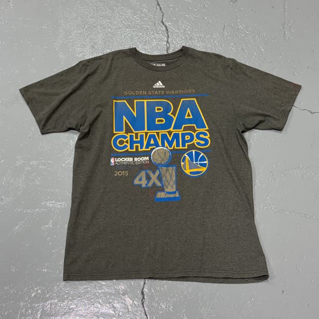 아디다스(Adidas) 골든 스테이트 워리어스 4X NBA 챔프 라커 룸