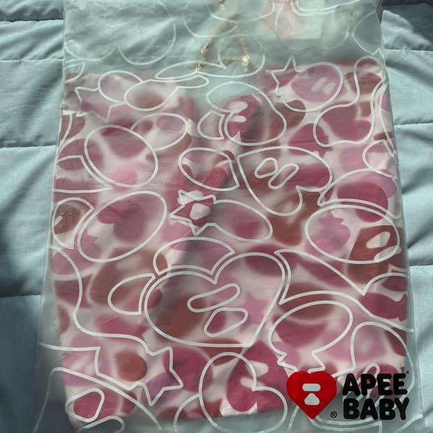 APEE by A BATHING APE 핑크 카모 백