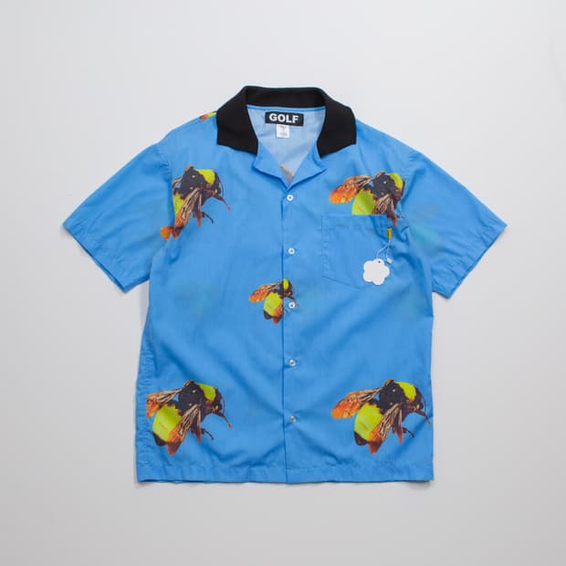17SS GOLF WANG Bee 버튼 업 셔츠