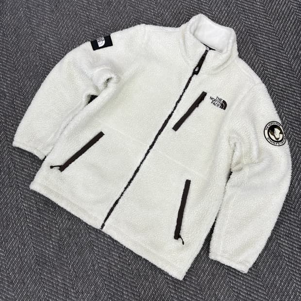 노스페이스 플리스 자켓 아이/브라운