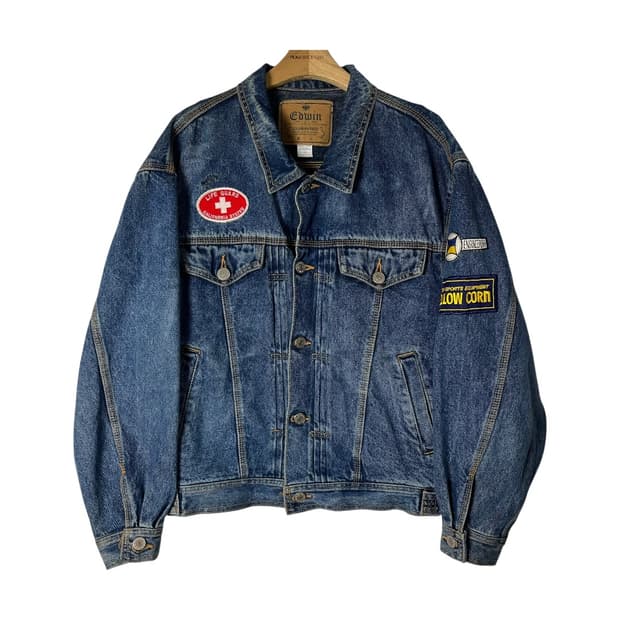 [Edwin] 90's 에드윈 재팬 쥐쟌 데님 트러커자켓