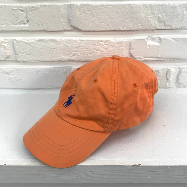 폴로 오렌지핑크 볼캡