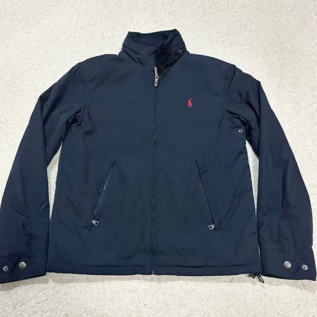 폴로 점퍼 네이비 s