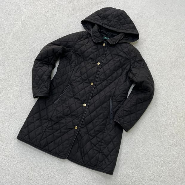 M 랄프로렌 여성 퀄팅 롱패딩 0319M