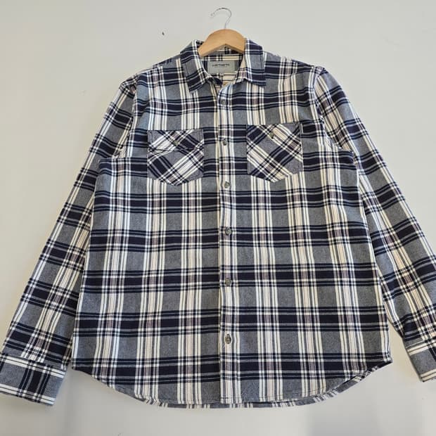 칼하트 WIP 체크 셔츠 N\W